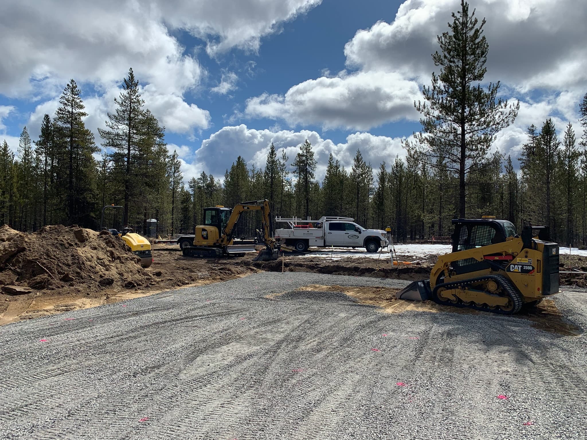 Site Prep for a New Build near Bend